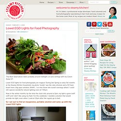 Lowel EGO Lights for Food Photography