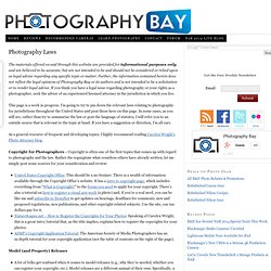 Photography Laws