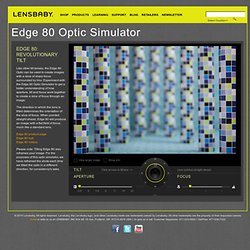 Lensbaby Edge 80 Simulator