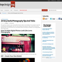 Useful Photography Tips And Tricks