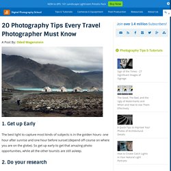 20 Photography Tips Every Travel Photographer Must Know