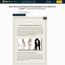 Best Personal Branding Photography from Model for a Day?