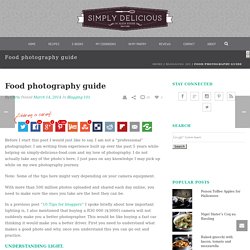 Food photography guide