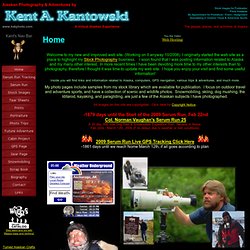 Kent A. Kantowski Photography, Alaska Stock images, Alaska adventures & Gear, snowmobiling, GPS info