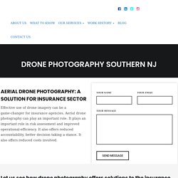 Aerial Drone Services Southern NJ