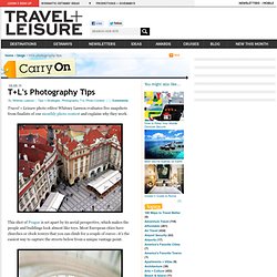 T+L's Photography Tips - Carry On