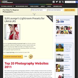 Top 20 Photography Websites 2011