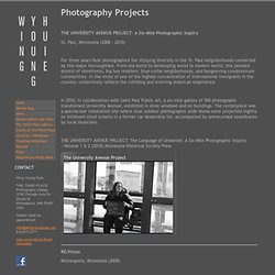 Photography Projects - wingyounghuie