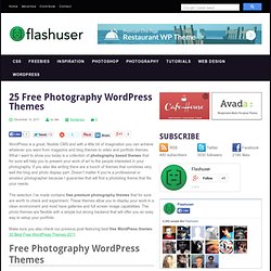 25 Free Photography Wordpress Themes