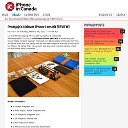 Photojojo's Ultimate iPhone Lens Kit [REVIEW