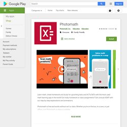 PhotoMath - Εφαρμογές Android στο Google Play