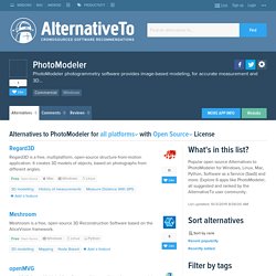 Open Source PhotoModeler Alternatives