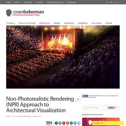 Non-Photorealistic Rendering (NPR) Approach to Architectural Visualization