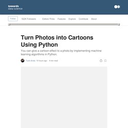 Turn Photos into Cartoons Using Python