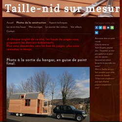 Photos de la construction - Tiny-house en Velay