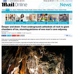 Cave photos by Peter Gedei over 25-year odyssey