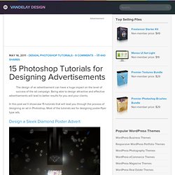 15 Photoshop Tutorials for Designing Advertisements