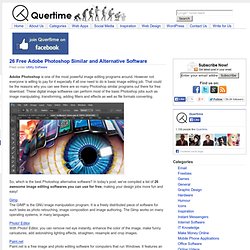 26 Free Adobe Photoshop Similar and Alternative Software