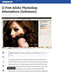 11 Free Adobe Photoshop Alternatives (Softwares)