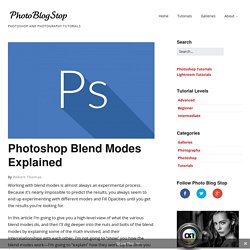 Photoshop Blend Modes Explained - Photo Blog Stop