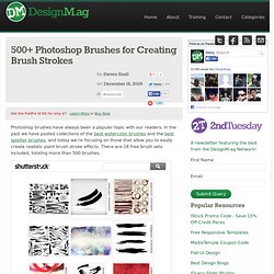 500+ Photoshop Brushes for Creating Brush Strokes