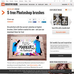 5 free Photoshop brushes