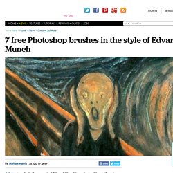 7 free Photoshop brushes in the style of Edvard Munch