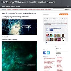 600+ Photoshop Textures Making Brushes