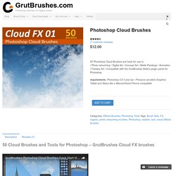 Photoshop Cloud Brushes - GrutBrushes.com