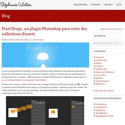 Pixel Dropr, un plugin Photoshop pour créer des collections d'assets