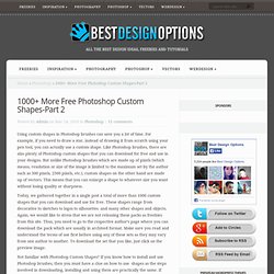 1000+ Photoshop Custom Shapes Free to Download