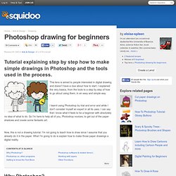 Photoshop drawing for beginners