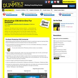 Photoshop CS6 All-in-One For Dummies Cheat Sheet