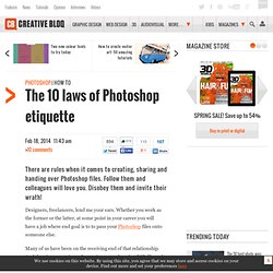 The 10 laws of Photoshop etiquette