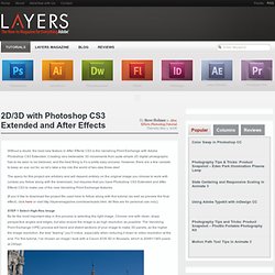 2D/3D with Photoshop CS3 Extended and After Effects