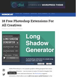 18 Free Photoshop Extensions For All Creatives