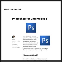 Photoshop for Chromebook – About Chromebook