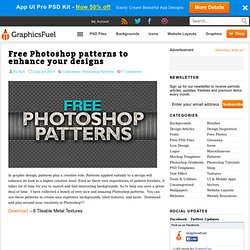 Free Photoshop patterns to enhance your designs