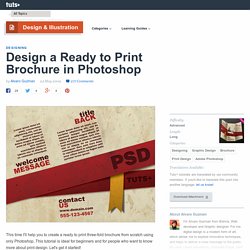 Design a Ready to Print Brochure in Photoshop