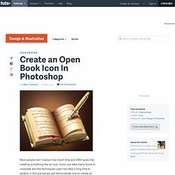 Create an Open Book Icon In Photoshop
