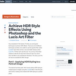 Achieve HDR Style Effects Using Photoshop and the Lucis Art Filter