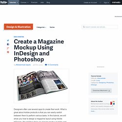 Create a Magazine Mockup Using InDesign and Photoshop – Design & Illustration