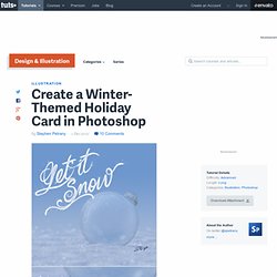 Create a Winter-Themed Holiday Card in Photoshop – Design & Illustration