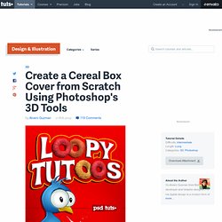 Create a Cereal Box Cover from Scratch Using Photoshop's 3D Tools