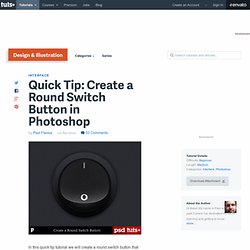 Create a Round Switch Button in Photoshop