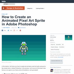 How to Create an Animated Pixel Art Sprite in Adobe Photoshop