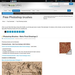 GBG - Free Photoshop brushes, digital stamps, vectors, illustrations and design elements for download