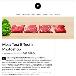 Meat Text Effect in Photoshop