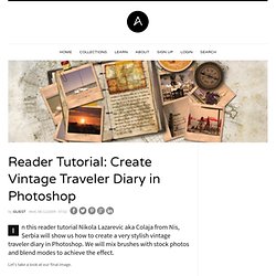 Reader Tutorial: Create Vintage Traveler Diary in Photoshop