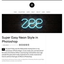 Super Easy Neon Style in Photoshop